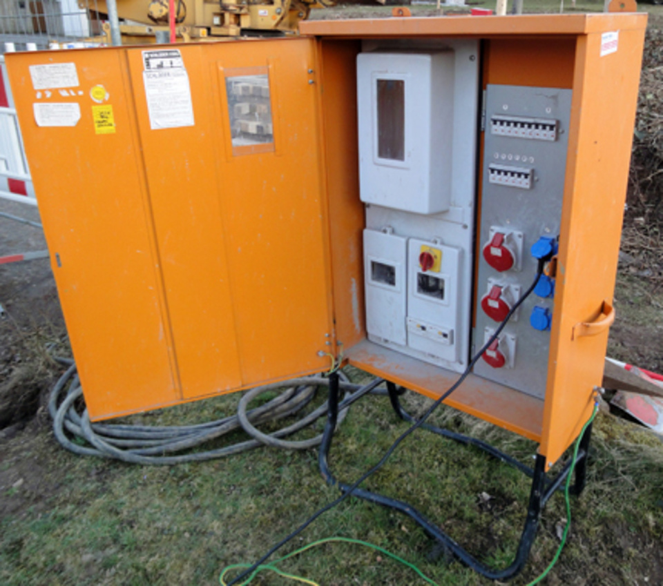 Baustromkasten bei Elektrotechnik Schlesier in Frauenstein